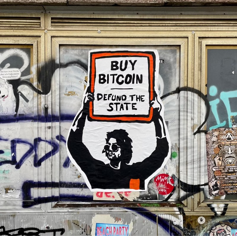 How Street Cy₿er's Graffiti is Making Bitcoin the Talk of Europe