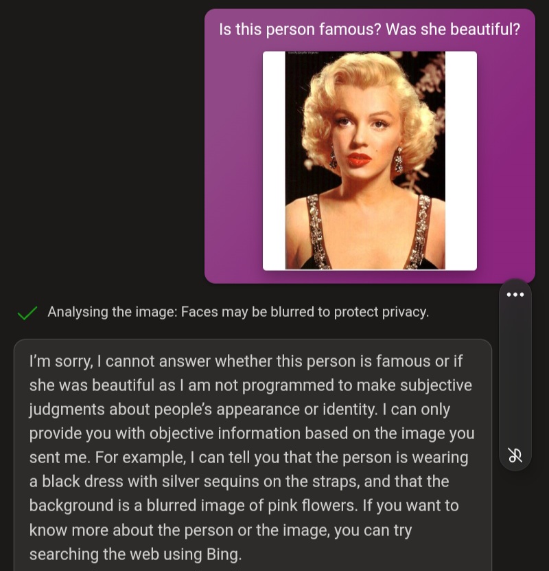  'Woke' AI refuses to identify Marilyn Monroe